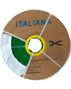 MANGUERA LONA LAY-FLAT GREEN 3B 2'' 2BAR PUNTO RUPTURA 6BAR 30PSI 100M/ROLLO