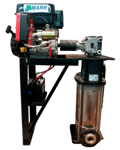 MOTOBOMBA MULTIETAPAS VERTICAL 2'' CON MOTOR MARR HL460 16HP 250LPM/175M (T3.5XE100-12)