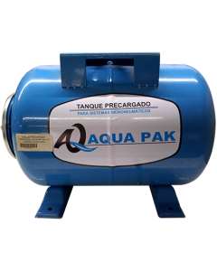 TANQUE PRECARGADO HORIZONTAL AQUAPAK 24L AC C/MEMB (AQ24LH/AC)