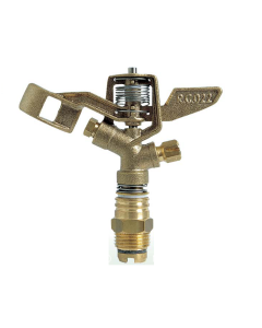 ASPERSOR BRONCE CIRC. COMPLETO 1/2" 1.9M3/H 1.5-4BAR 11.4-13M RADIO (RC-022/2 BOQUILLAS)